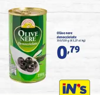 In'S Mercato Olive nere denocciolate 350/150g offerta