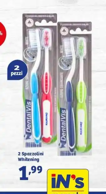 In'S Mercato 2 Spazzolini Whitening offerta