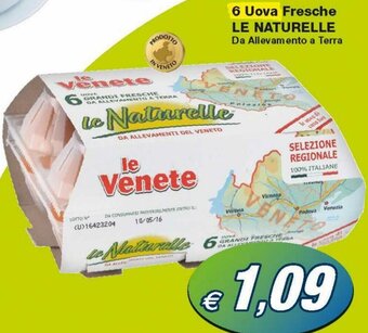 Prix Quality Le Naturelle 6 Uova Fresche offerta