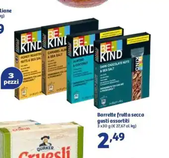 In'S Mercato Barrette frutta secca gusti assortiti 3 x 30g offerta