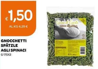 Ekom Gnocchetti Spätzle Agli Spinaci G 175x2 offerta