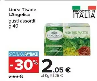 Carrefour Linea tisane offerta