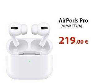 Euronics Airpods pro offerta