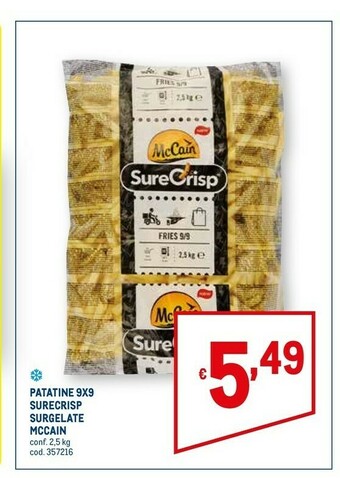 Metro Patatine offerta