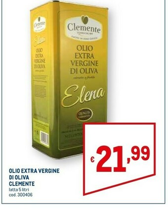 Metro Olio extravergine di oliva offerta