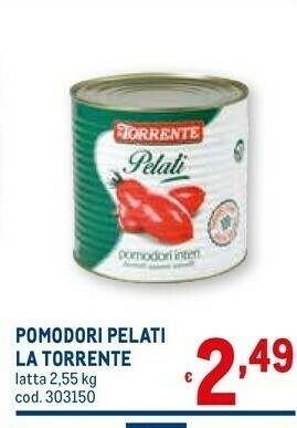 Metro Pomodori pelati offerta