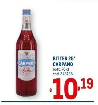 Metro Bitter offerta