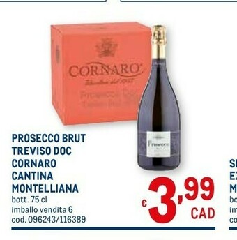 Metro Prosecco offerta