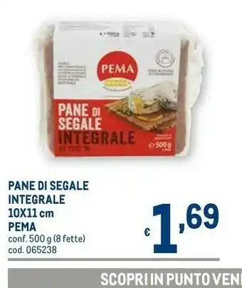 Metro Pane di segale offerta