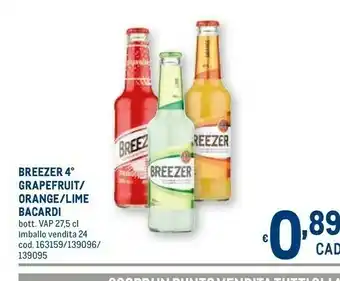 Metro breezer offerta