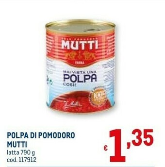 Metro Polpa di pomodoro offerta