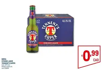 Metro Birra strong lager super offerta