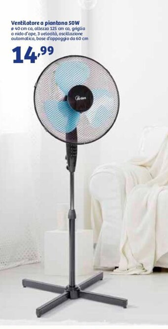 In'S Mercato Ventilatore a piantana 50W offerta