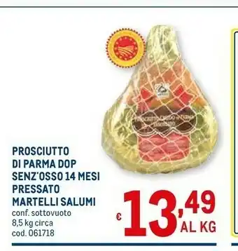 Prosciutto di parma dop