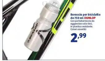 In'S Mercato Dunlop Boraccia per bicicletta da 750ml offerta