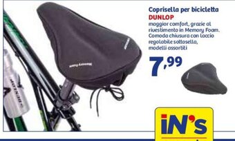In'S Mercato Dunlop Coprisella per bicicletta offerta