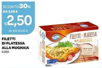 Ekom Filetti Di Platessa Alla Mugnaia G 250 offerta