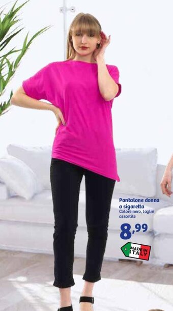 In'S Mercato Pantalone donna a sigaretta offerta