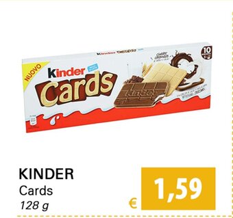 Iper Tosano Kinder Cards 128g offerta