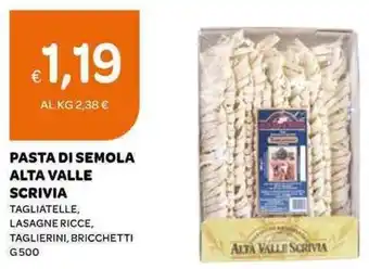 Ekom Pasta Di Semola Alta Valle Scrivia G500 offerta