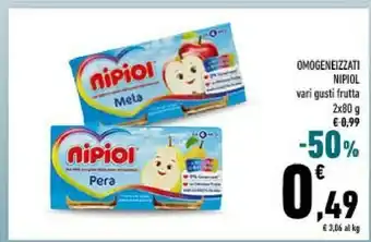 Conad Omogeneizzati frutta offerta