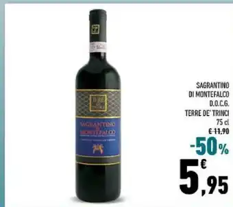Conad Terre di trinci - montefalco sagrantino 750 g(ml) offerta