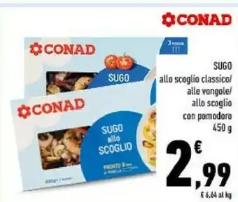 Conad Conad - sugo allo scoglio 450 g(ml) offerta