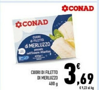 Conad Conad - cuori di filetto di merluzzo offerta