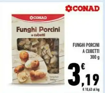 Conad Conad - funghi porcini a cubetti 300 g(ml) offerta
