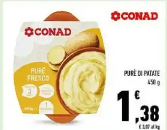Conad Conad - purè fresco 450 g(ml) offerta