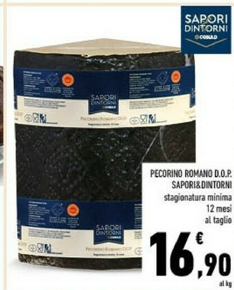 Conad sapori & dintorni pecorino romano dop