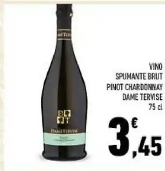 Conad Dame tervise vino spumante brut pinot chardonnay offerta