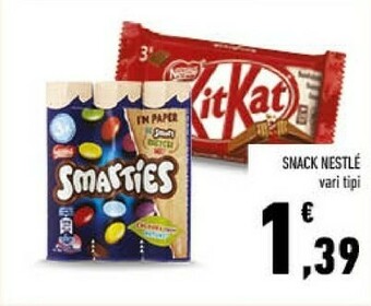 Conad Nestle snack offerta