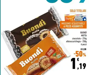 Conad Superstore Buondì cioccolato 276 g(ml) offerta