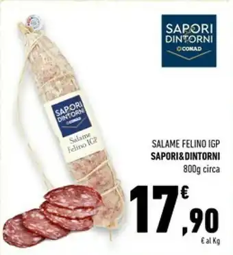 Conad Superstore Sapori & dintorni salame felino igp offerta