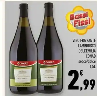 Conad Superstore Conad vino frizzante lambrusco dell' emilia offerta