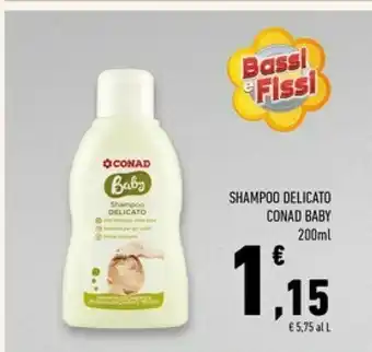 Conad Superstore Conad baby shampoo delicato offerta