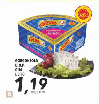 Coop Gim Gorgonzola D.O.P. offerta