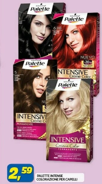 Risparmio Casa Palette intense colorazione per capelli offerta