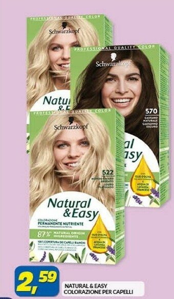 Natural & easy colorazione per capelli