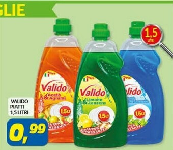 Risparmio Casa Valido piatti 1,5 litri offerta