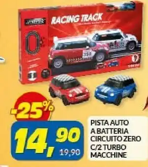 Risparmio Casa Pista auto abatteria circuito zero offerta