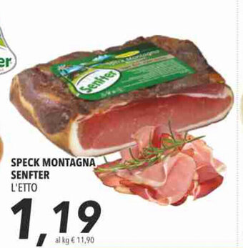 Coop Senfter Speck Montagna offerta