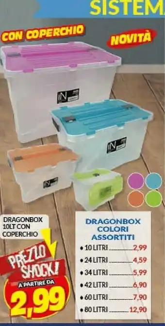 Risparmio Casa Dragonbox con coperchio offerta