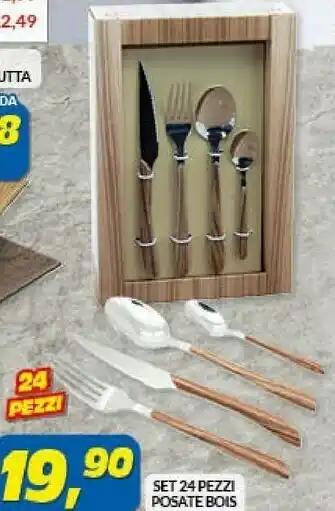 Risparmio Casa Set 24 pezzi posate bois offerta