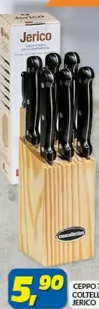 Risparmio Casa Jerico ceppo 7 coltelli offerta