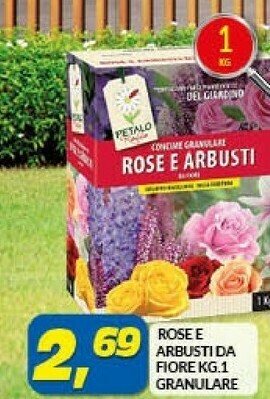 Risparmio Casa Rose e arbusti da fiore kg1 granulare offerta