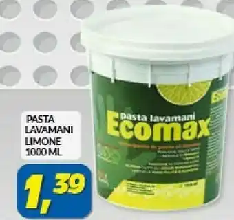 Risparmio Casa Ecomax pasta lavamani limone offerta