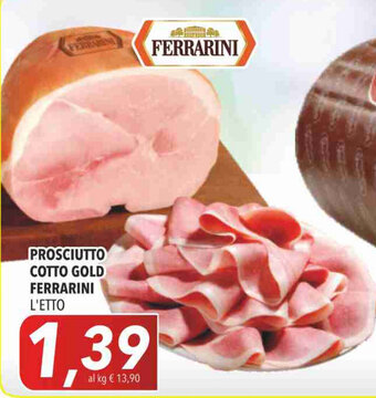 Coop Ferrarini Prosciutto Cotto Gold offerta