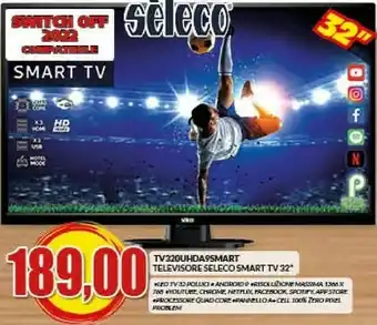 Risparmio Casa Seleco tv320uhda9smart televisore smart tv offerta